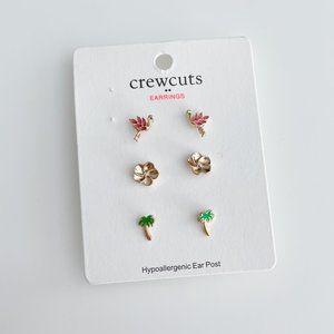 J. Crew Factory Girls' Flamingo Earrings Pack
